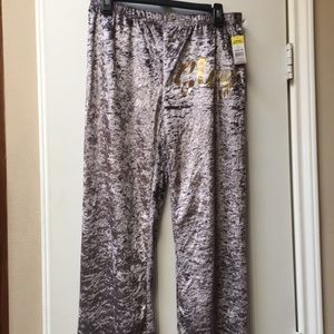 Everyday wear. Sweatpants that say slay in gold